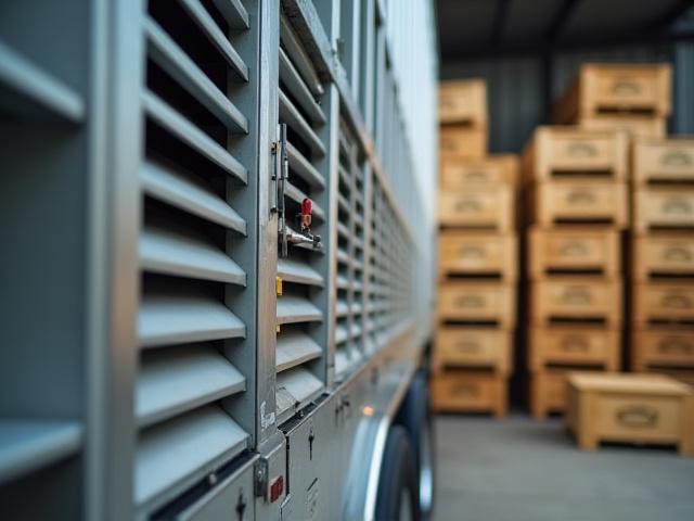 Vented van trailer for produce